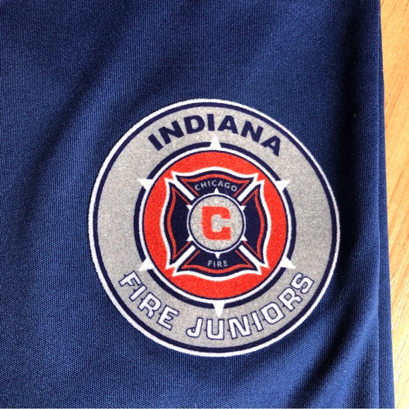 ADIDAS Climalite Active Shirt INDIANA FIRE JUNIORS Blue Medium Men’s - Picture 3 of 16